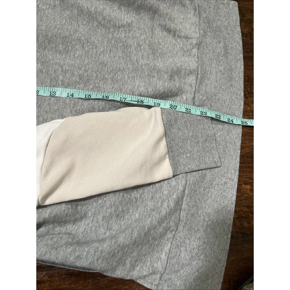 Nike‎ Quarter Zip Women S Grey Colorblock Dri-FIT Sweatshirt Relaxed Mock Terry